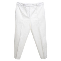 Jil Sander pantaloni Capri in crema bianca