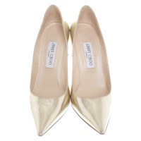 Jimmy Choo Pumps/Peeptoes Leather in Gold