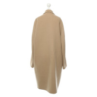 Acne Giacca/Cappotto in Lana in Beige