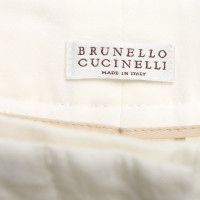 Brunello Cucinelli Hose in Weiß 