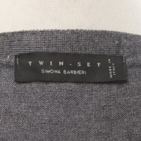 Twin Set Simona Barbieri Strick aus Wolle in Grau