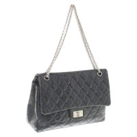 Chanel 2.55 Leer in Blauw