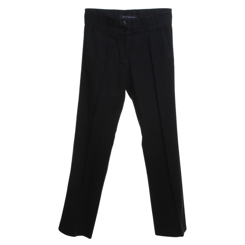 French Connection Wool-trousers in dark blue