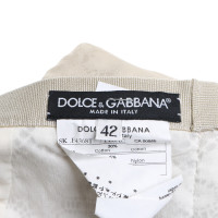 Dolce & Gabbana Beige kanten rok