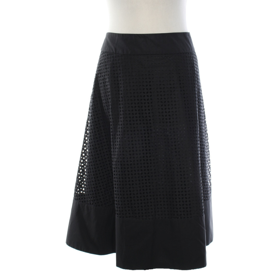 Marella Skirt Cotton in Black