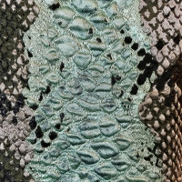Gucci Dress with python pattern interwoven
