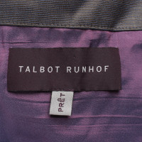 Talbot Runhof Jurk in Grijs