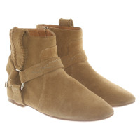 Isabel Marant Stiefeletten aus Leder in Khaki