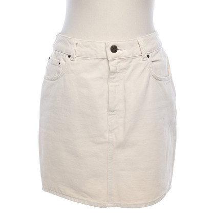 American Vintage Skirt Cotton in Cream