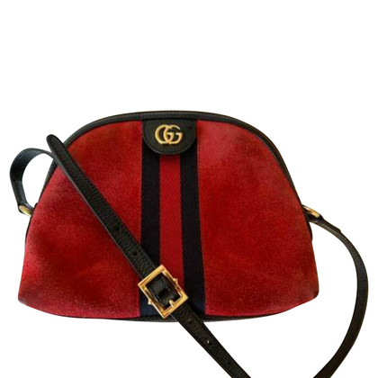 Gucci Ophidia Suède in Rood