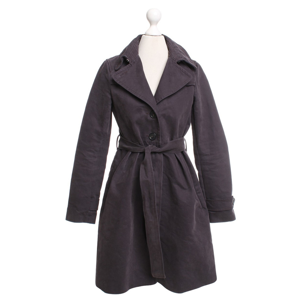 Comptoir des Cotonniers Trench coat in purple - Buy Second hand ...