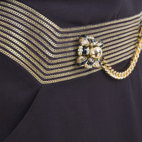 Gucci abito in seta con dettagli catena