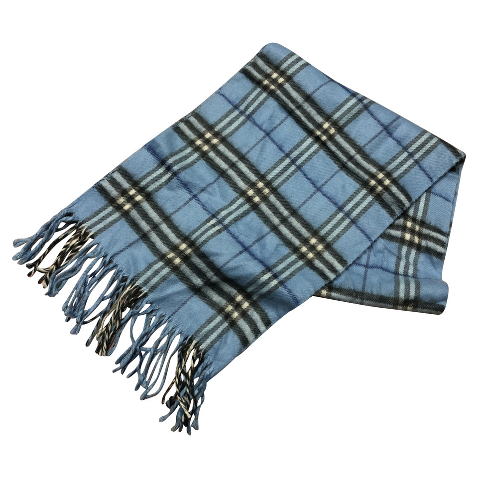 Burberry Scarf/Shawl Cashmere in Turquoise