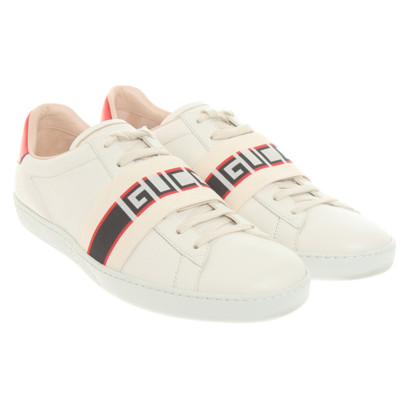 Gucci Trainers Leather in Cream 