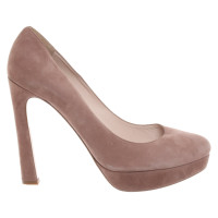 Miu Miu Pumps/Peeptoes aus Wildleder in Rosa / Pink