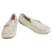 Louis Vuitton Slippers/Ballerinas Leather in White