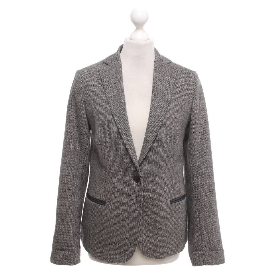 Maison Scotch Herringbone blazer