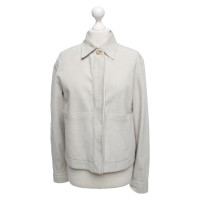 Hermès Jacke/Mantel aus Wildleder in Grau