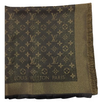 Louis Vuitton Monogram-Shine-Tuch in Braun/Gold