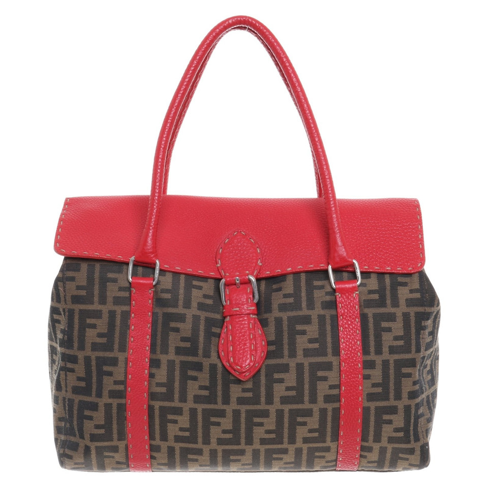 Fendi Handbag with logo pattern