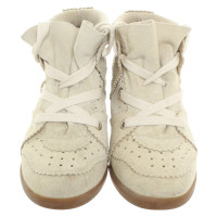Isabel Marant Etoile Trainers Suede in Beige
