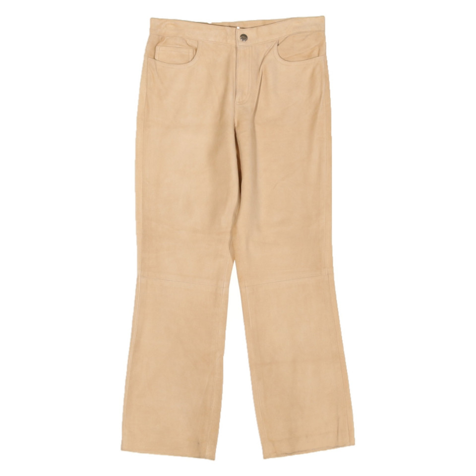 Ralph Lauren Trousers Suede in Beige