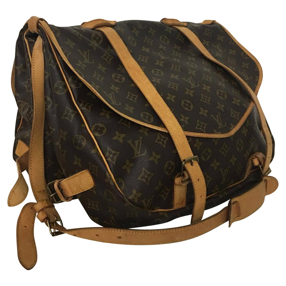 Louis Vuitton "Saumur" travel bag from Monogram Canvas