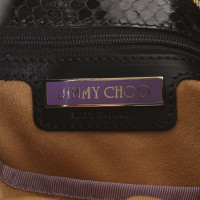 Jimmy Choo Handtasche aus Wildleder in Schwarz