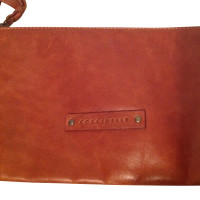 Coccinelle Terracotta leather shoulder bag