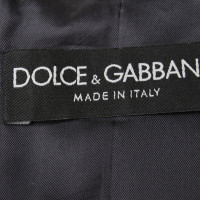 Dolce & Gabbana Donkerblauw krijtstreeppak