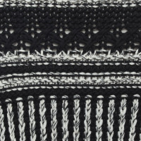 Bash Strickjacke in Schwarz/Weiß