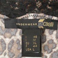 Roberto Cavalli top with tiger pattern