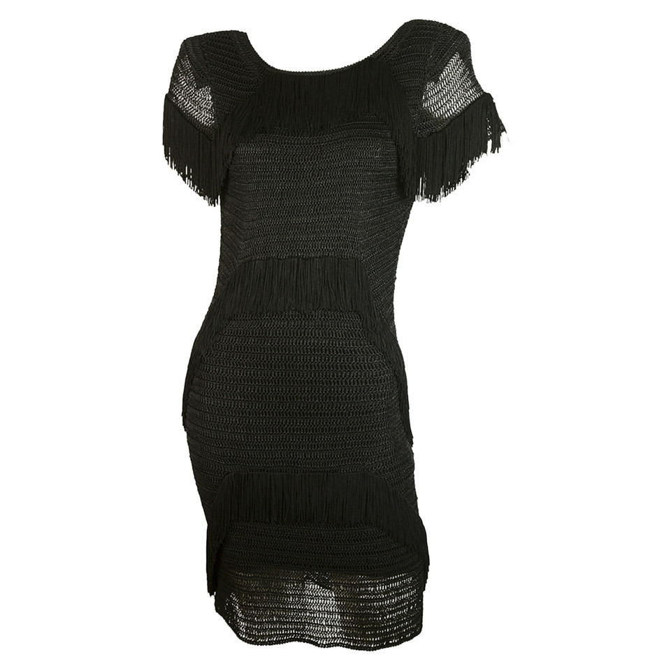 Topshop Dress Viscose in Black