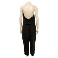 Dkny Silk jumpsuit in black