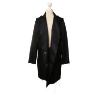 Lanvin For H&M Silk coat in black