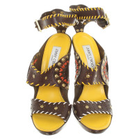 Jimmy Choo Sandals with decorative stitching