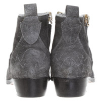 Golden Goose Ankle boots Suede in Grey