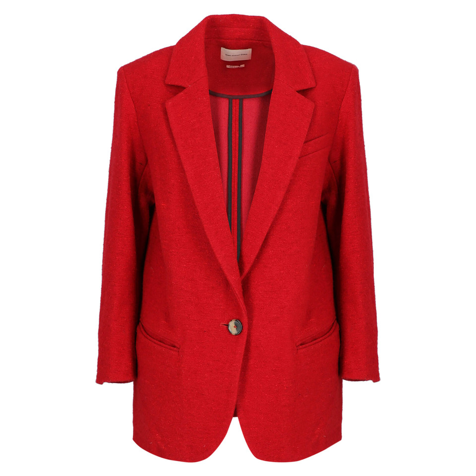 Isabel Marant Etoile Giacca/Cappotto in Lana in Rosso