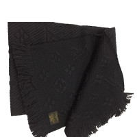Louis Vuitton Monogram Tuch aus Wolle in Schwarz