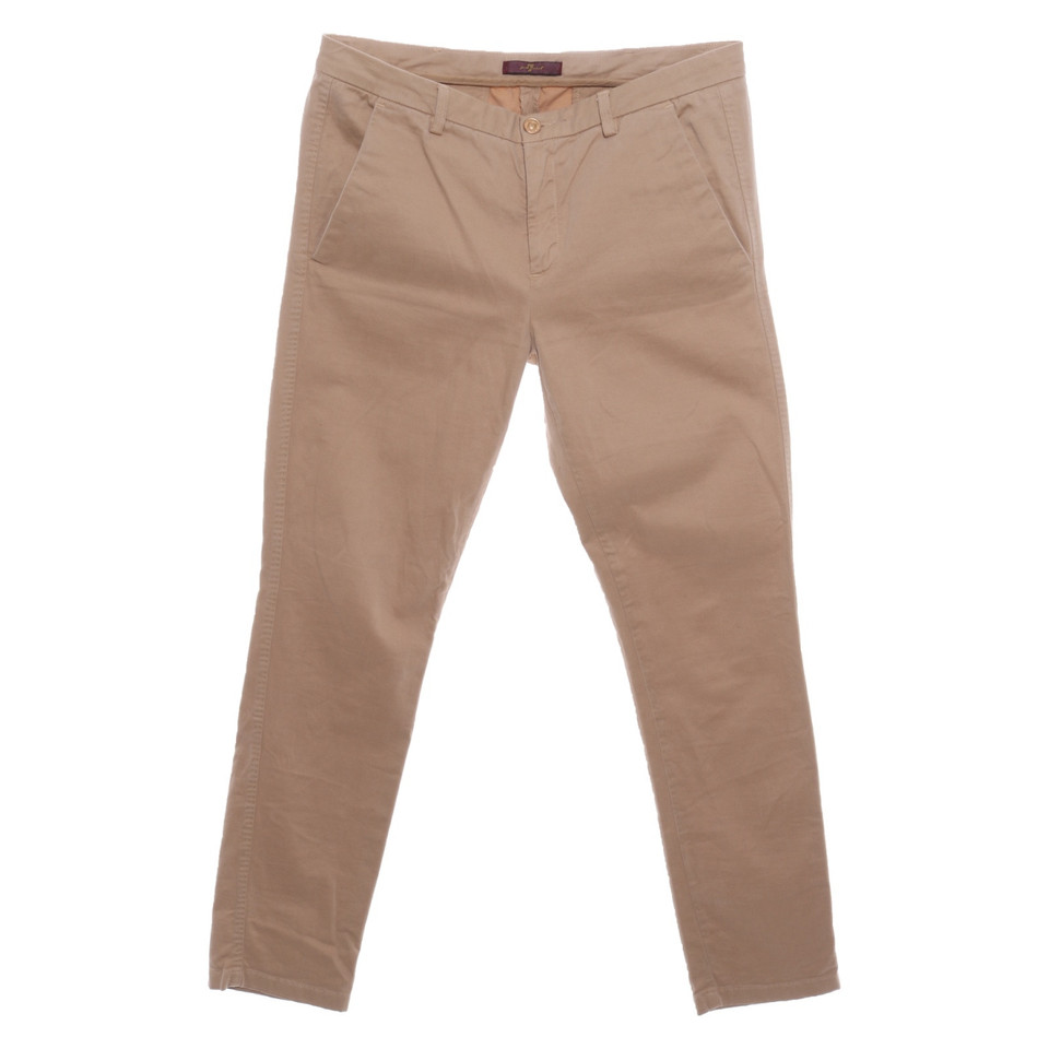 7 For All Mankind Paio di Pantaloni in Cotone in Beige