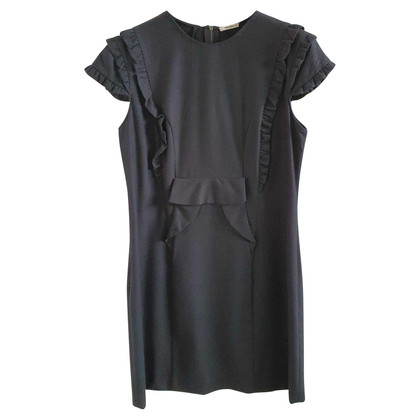 Miu Miu Kleid aus Wolle in Schwarz