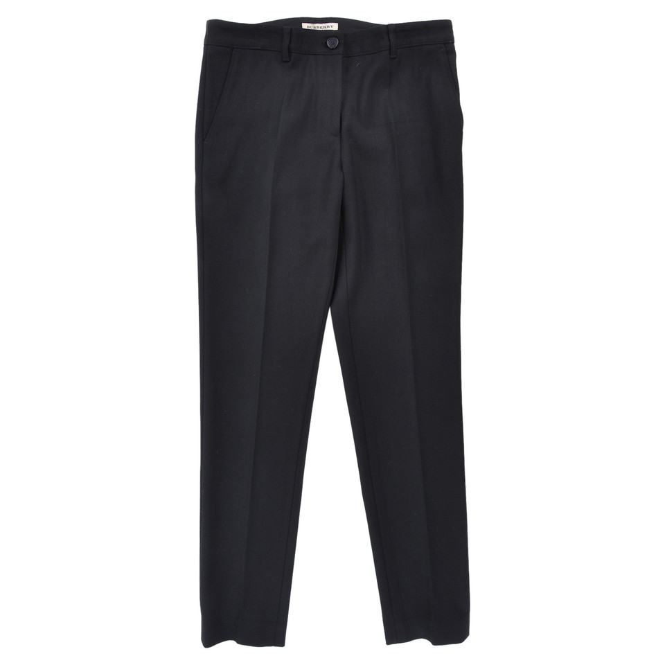 Burberry Trousers Viscose in Black