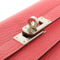 Hermès Kelly Wallet Leather in Pink