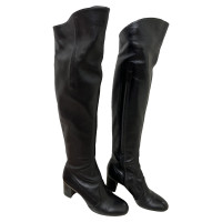 L'autre Chose Boots Leather in Black
