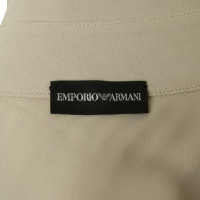Armani One-shoulder blouse beige
