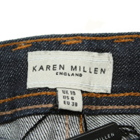 Karen Millen Jeans aus Baumwolle in Blau