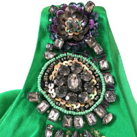 Karen Millen Satijnen jurk met juwelen