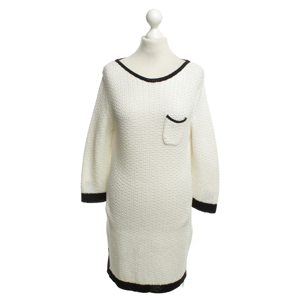 Marc Cain Knitted Dress in Black / White