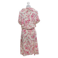 Balenciaga Silk dress with a floral pattern