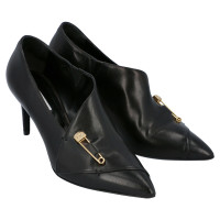 John Galliano Pumps/Peeptoes aus Leder in Schwarz